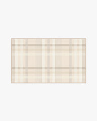Charming Plaid Neutral Rug