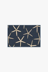 Starfish Navy Flatwoven Rug