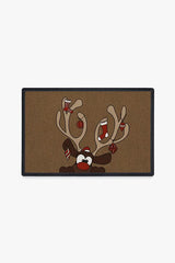 Holiday Reindeer Doormat