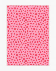 Dancing Dots Pink & Red Rug