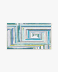Riviera Teal Outdoor Rug