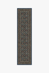 Bellflowers Blue Flatwoven Rug by Morris & Co.