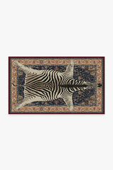 On Safari Sapphire Rug by Iris Apfel