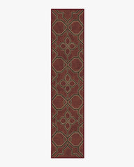Kian Red Flatwoven Rug by Martyn Lawrence Bullard