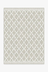 Varia Trellis Stone Outdoor Rug