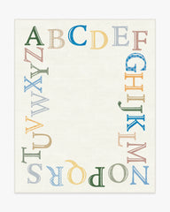 Easy as ABC Multicolor Rug