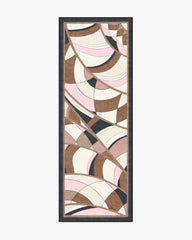 Portobello Road Soft Pink & Black Flatwoven Rug by RIXO