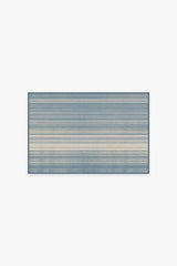 Coastal Linear Stripe Slate Rug