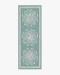 Santorini Blue Flatwoven Rug by Jonathan Adler
