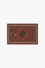 Zareen Scarlet Red Flatwoven Rug
