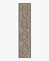Zahra Ink & Vintage Citron Flatwoven Rug