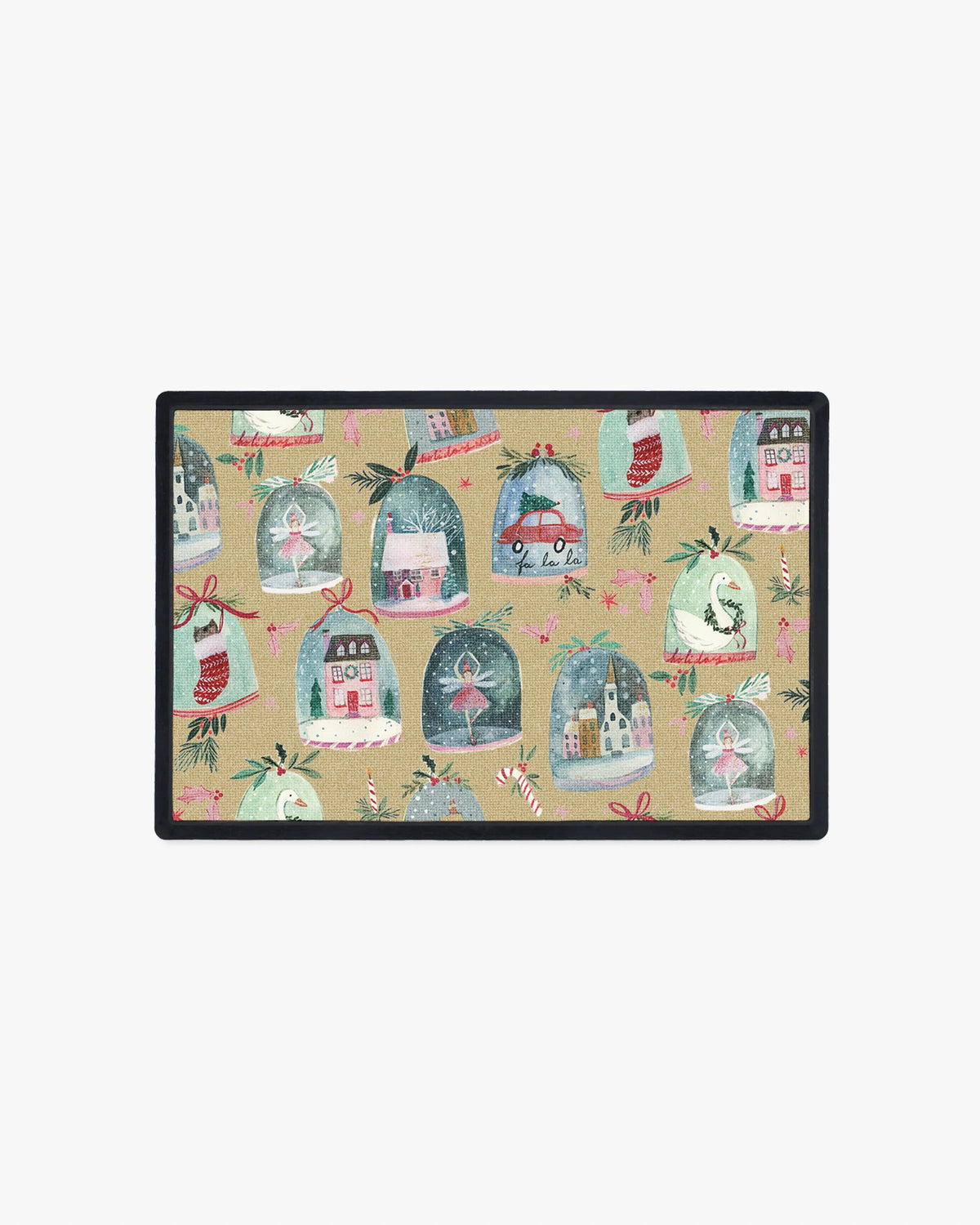 Snow Globes Coir Doormat