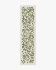 Pure Willow Boughs Green Flatwoven Rug by Morris & Co.