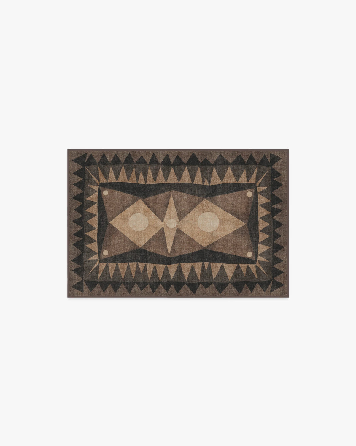 Hilma Charcoal Flatwoven Rug by Justina Blakeney