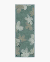 Magnolia Teal Flatwoven Rug