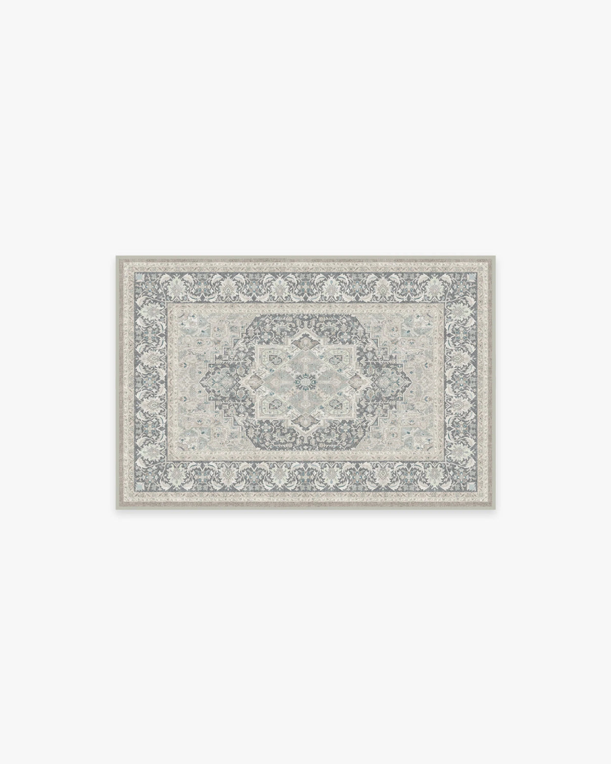 Hendesi Heriz Abalone Flatwoven Rug