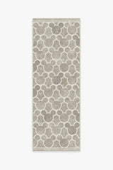 Mickey Trellis Ash Grey Flatwoven Rug