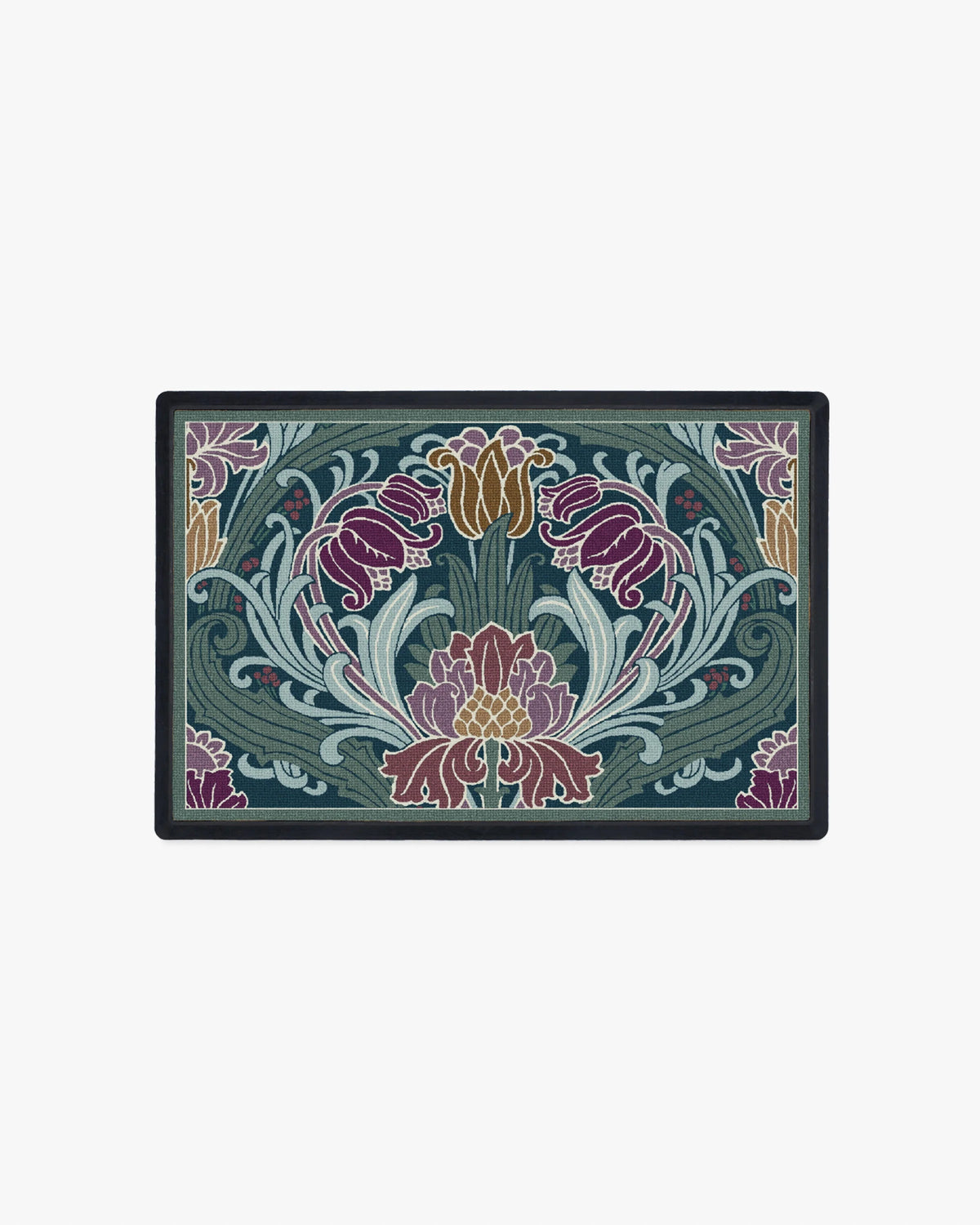 Flourish Teal Doormat by Liberty