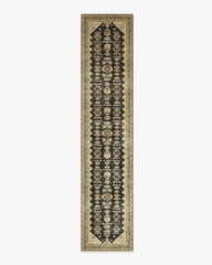 Pradera Tan & Soft Black Rug