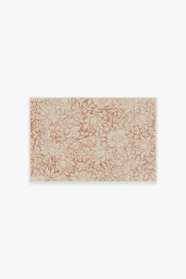 Mallow Rust Rug by Morris & Co.