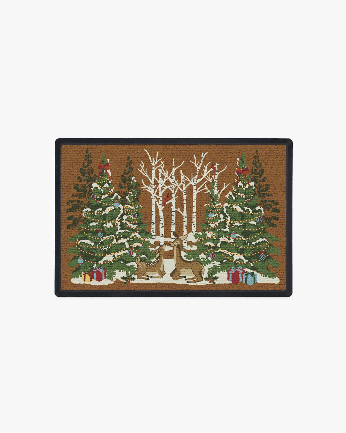 Woodland Holiday Doormat