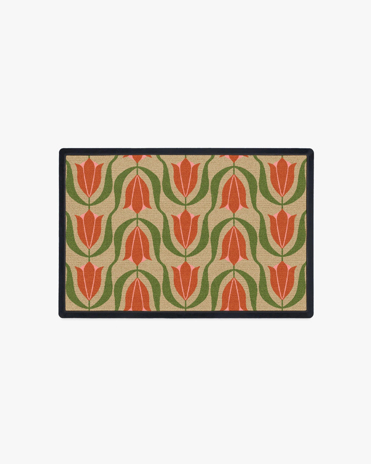 Holland Tulips Orange Doormat