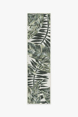 Filifera Palm Green Outdoor Rug
