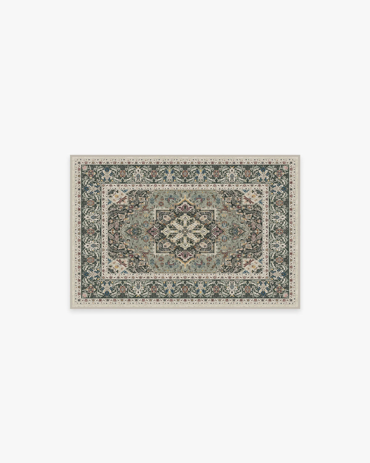 Hendesi Heriz Sage Flatwoven Rug