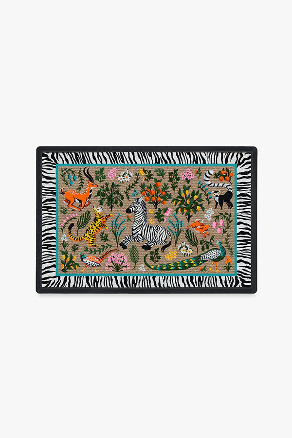 Splendor In The Grass Doormat by Iris Apfel