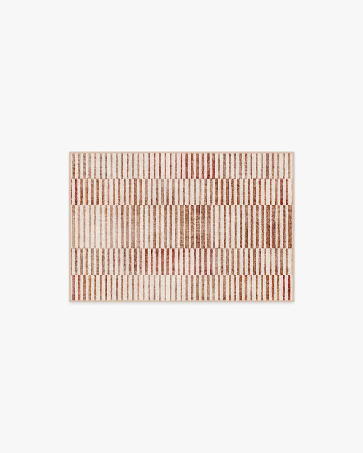Shadow Stripe Terracotta Rug