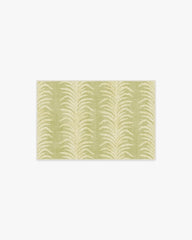 Tree Fern Matcha Green Flatwoven Rug by Sanderson