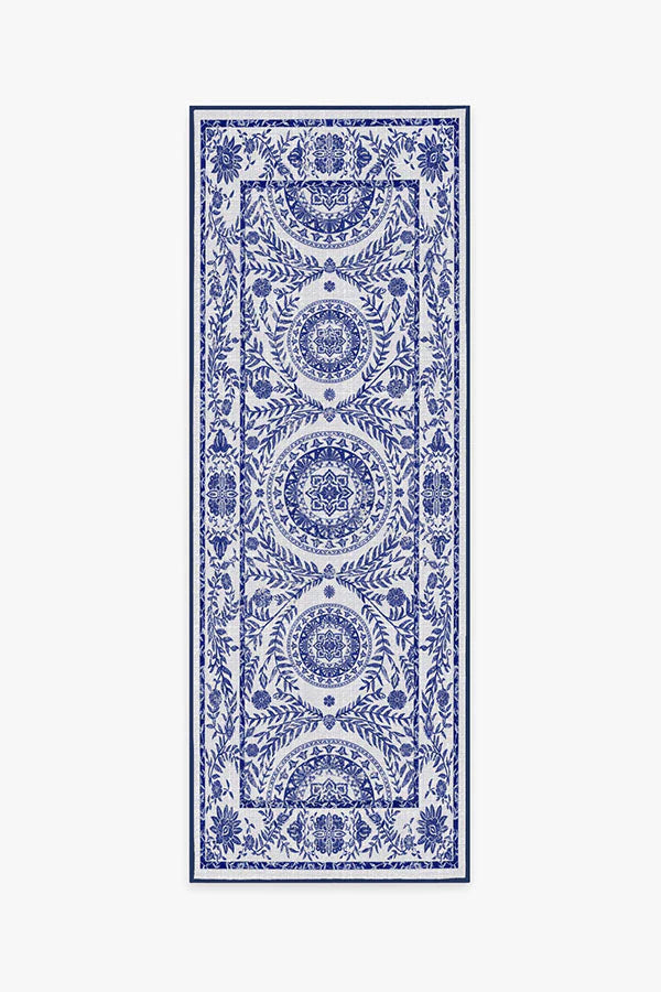 Fontaine Delft Blue Outdoor Rug