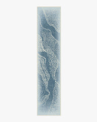 Adorned Soft Blue Flatwoven Rug by Malene Barnett