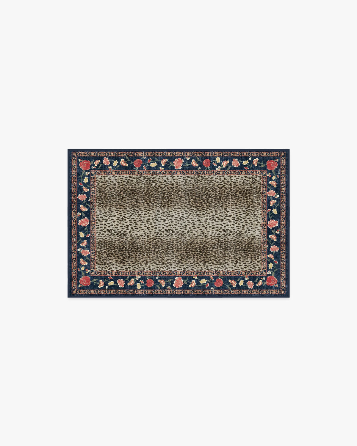 Kensington Sapphire & Brown Rug by RIXO