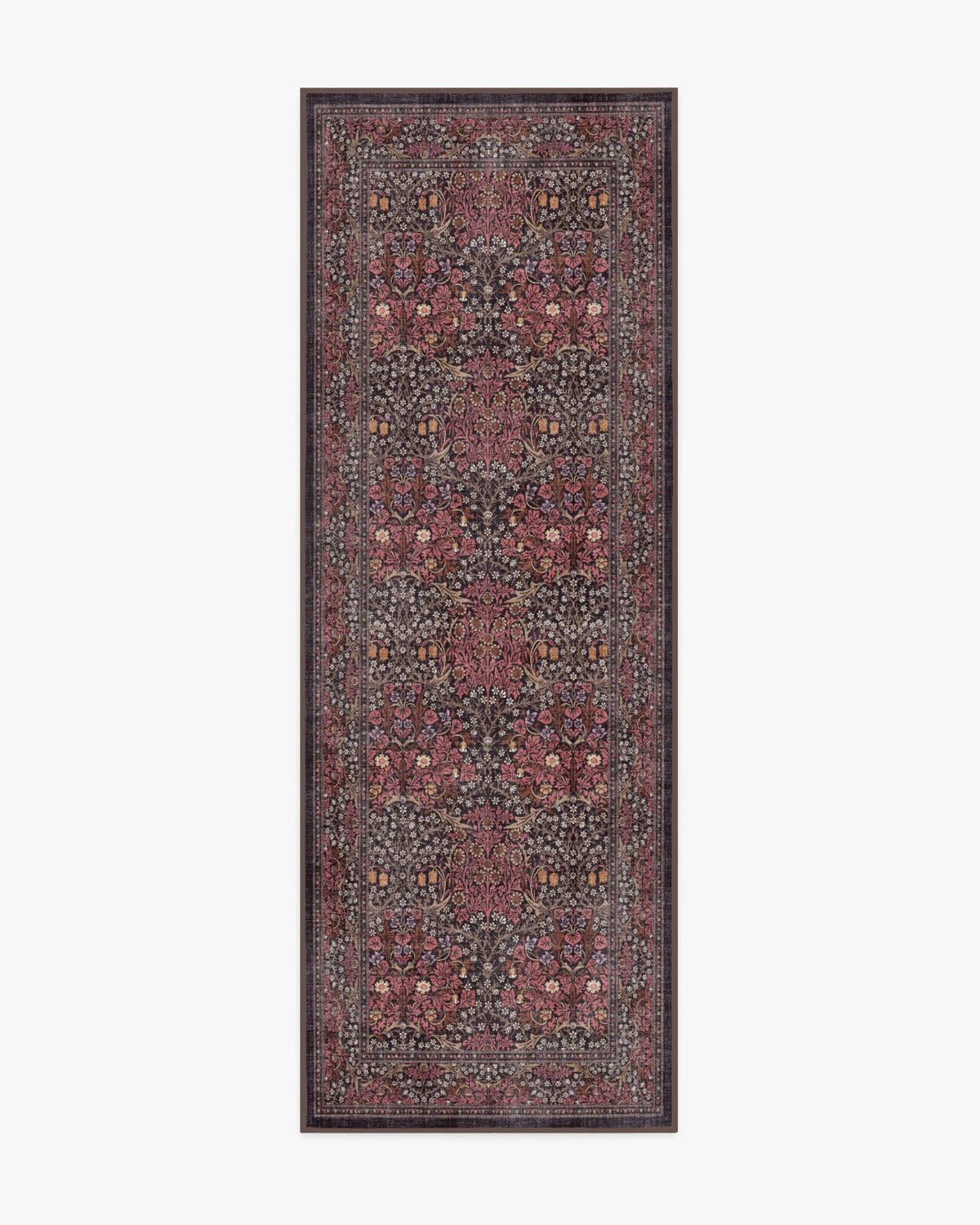 Blackthorn Amber Red Rug by Morris & Co.