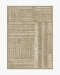 Linear Oasis Warm Taupe Rug