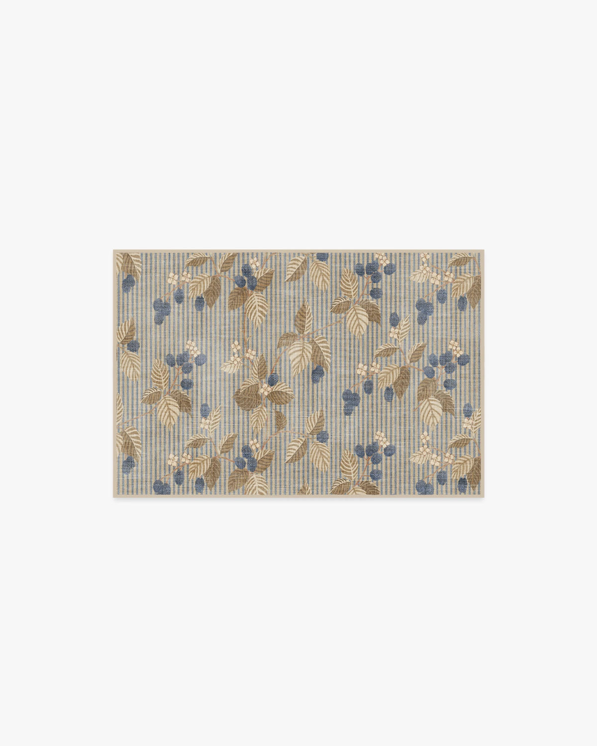 Rubus Azure & Fawn Flatwoven Rug by Sanderson