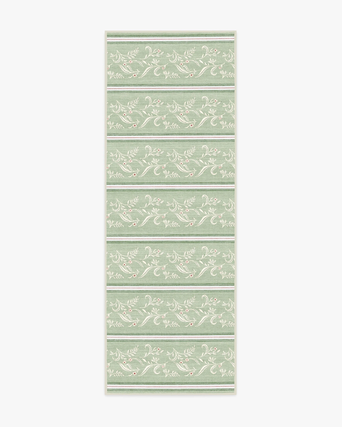 Sambuco Stripe Celadon Outdoor Rug