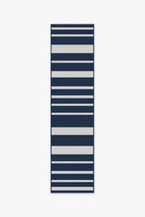 Sailmaker Stripe Blue Outdoor Rug