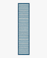 Elin Stripe Indigo Rug by goop