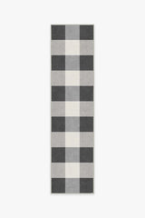 Buffalo Plaid Black & White Rug