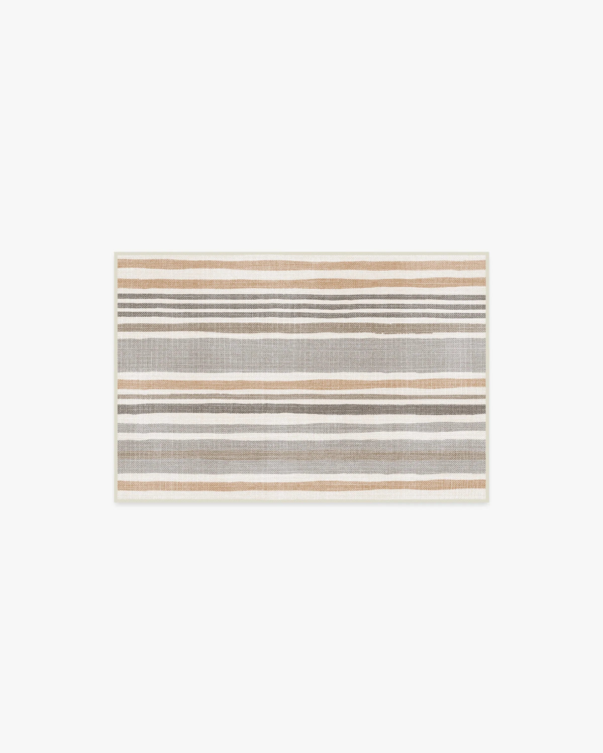 Elio Stripe Grey & Ivory Flatwoven Rug