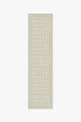 Palm Springs Ivory Stone Flatwoven Rug by Gray Malin