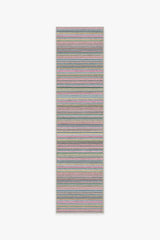 Multi Stripe Polychrome Rug