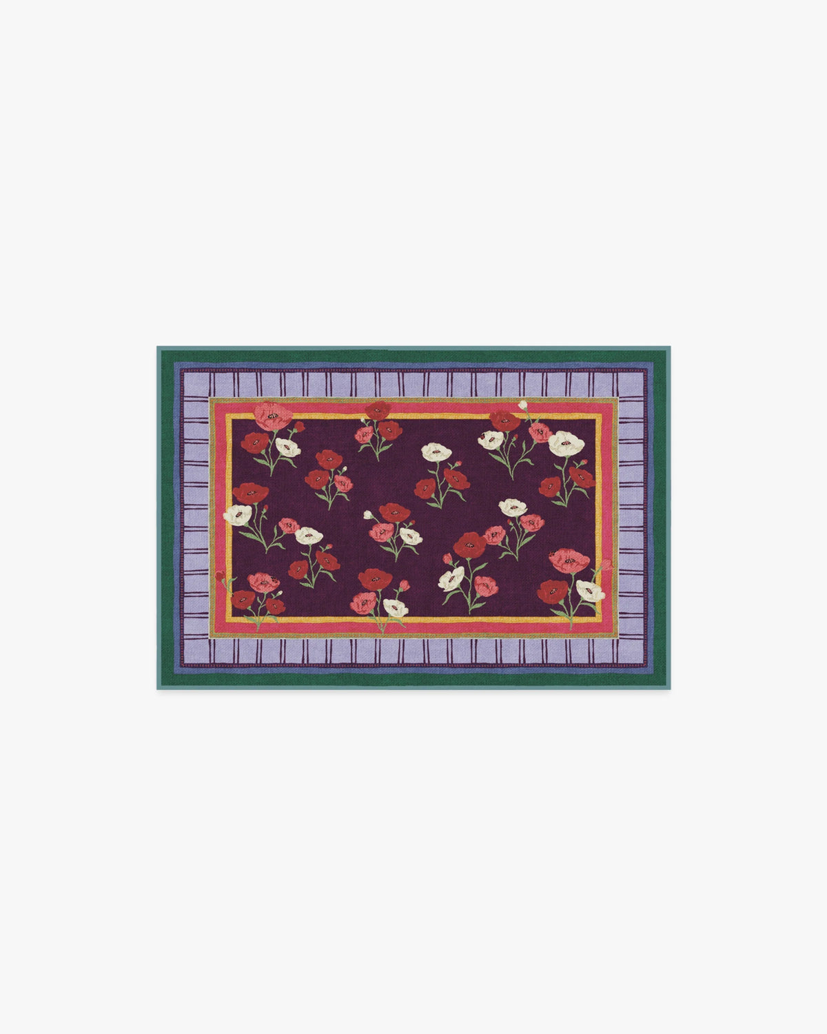 Ambroeus Royal Plum Rug by Iris Apfel