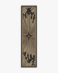 Gatsby Black & Gold Flatwoven Rug by Jonathan Adler