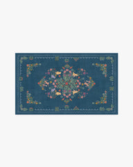 Friendship Garden Blue Multicolor Rug