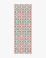 Orana Red & Light Blue Rug