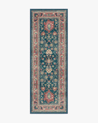 Calabria Navy & Cayenne Rug