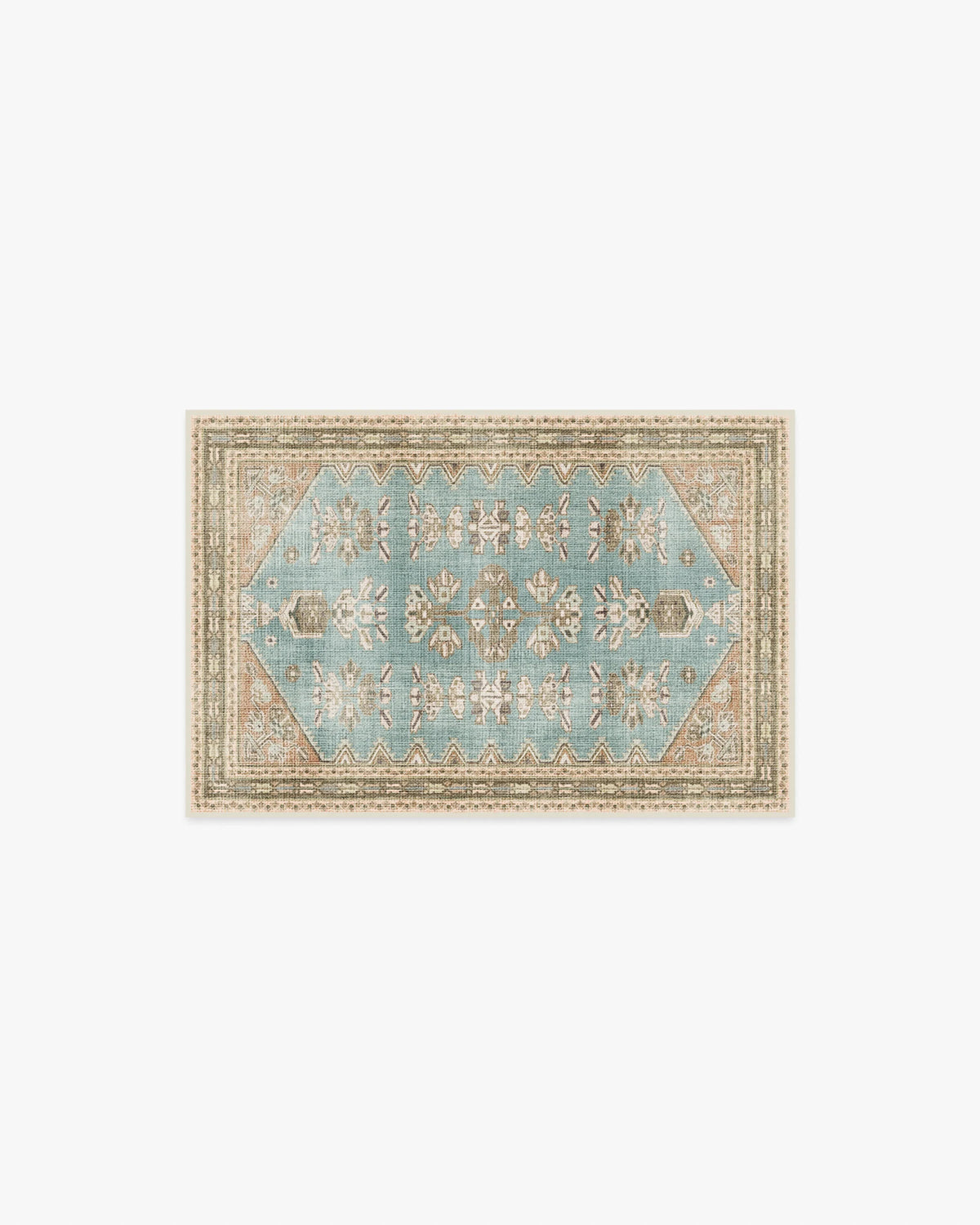 Pradera Blue & Terracotta Rug